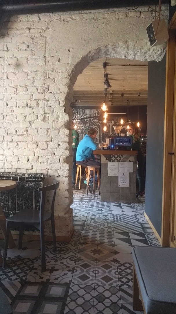 Interior of Kafeterija | Studentski Trg, specialty coffee shop in Belgrade