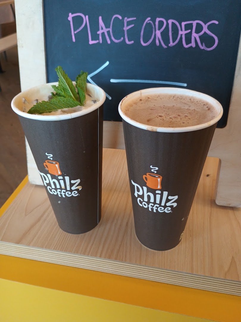 Coffee at Philz Coffee, specialty coffee shop in San Jose