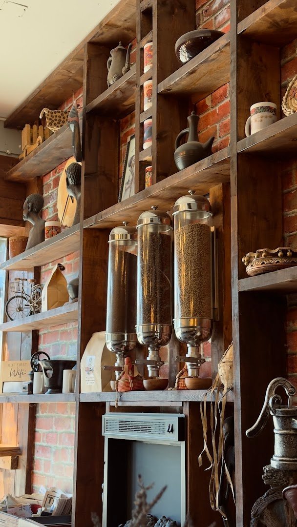 Interior of Mofer Coffee St. Clair, specialty coffee shop in Toronto