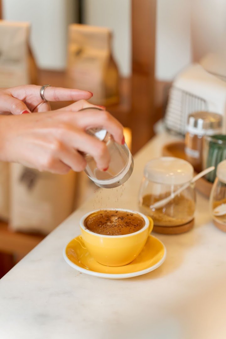 Coffee at Gleba António Augusto Aguiar – Padaria & Café de Especialidade, specialty coffee shop in Lisbon