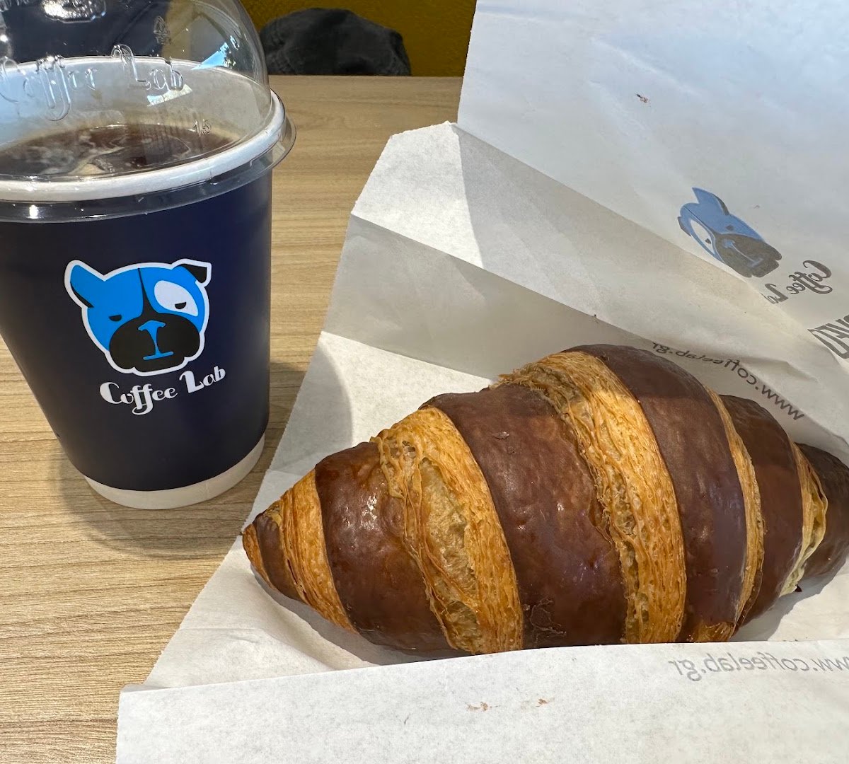 Coffee at Coffee Lab Syntagma Athens, specialty coffee shop in Athens