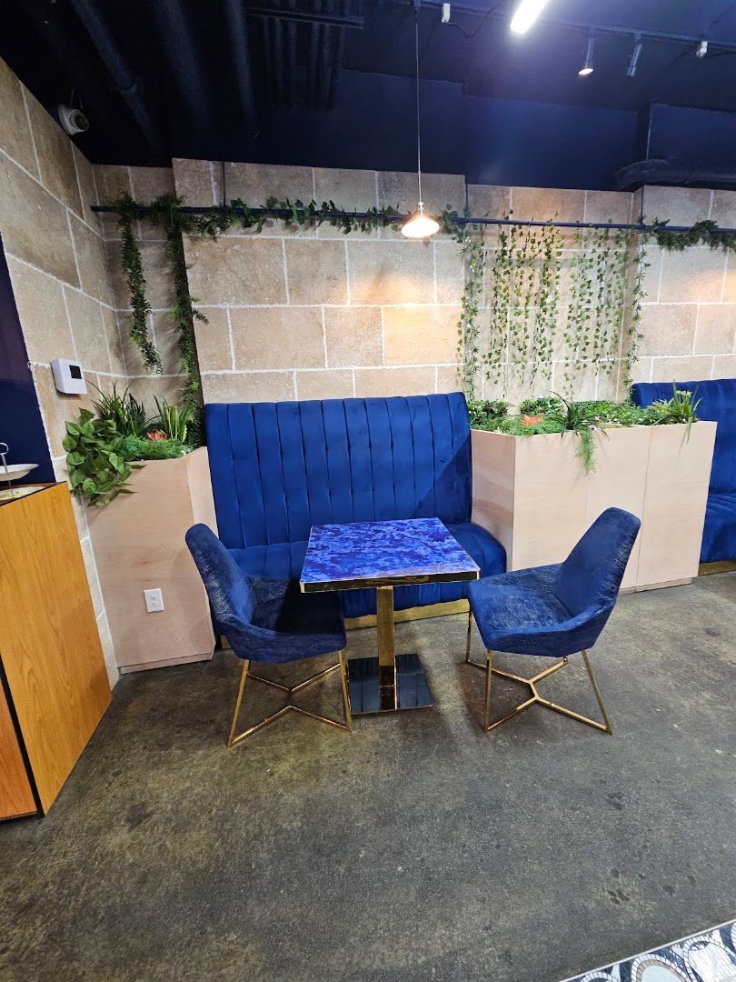 Interior of Bayt Al mocha Mocha House, specialty coffee shop in Louisville