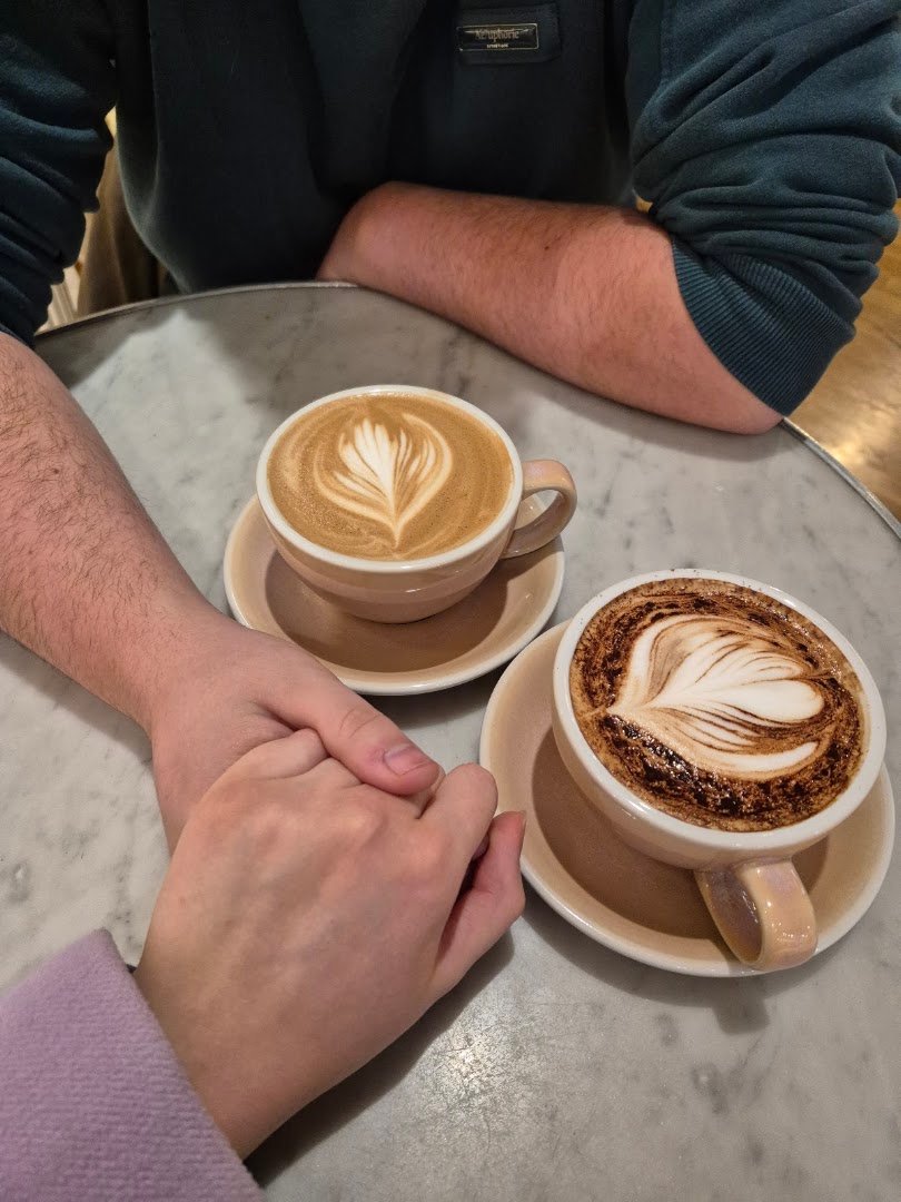 Coffee at Tunnel Espresso, specialty coffee shop in Montreal