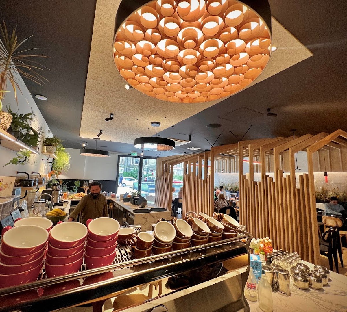Interior of Two Children Coffee, specialty coffee shop in Edinburgh
