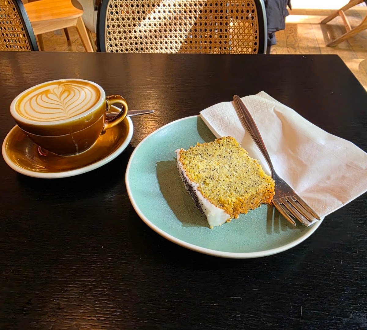 Coffee at Two Children Coffee, specialty coffee shop in Edinburgh