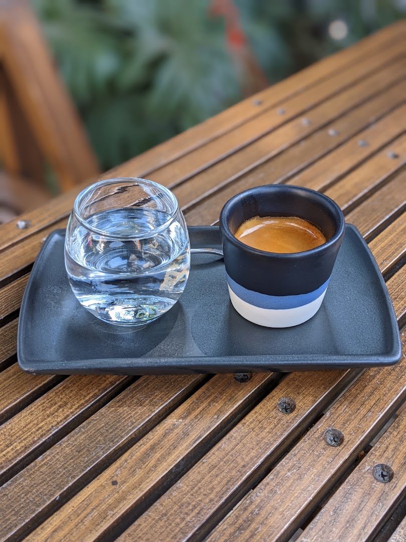 Coffee at Cultumkali café, specialty coffee shop in Mexico City