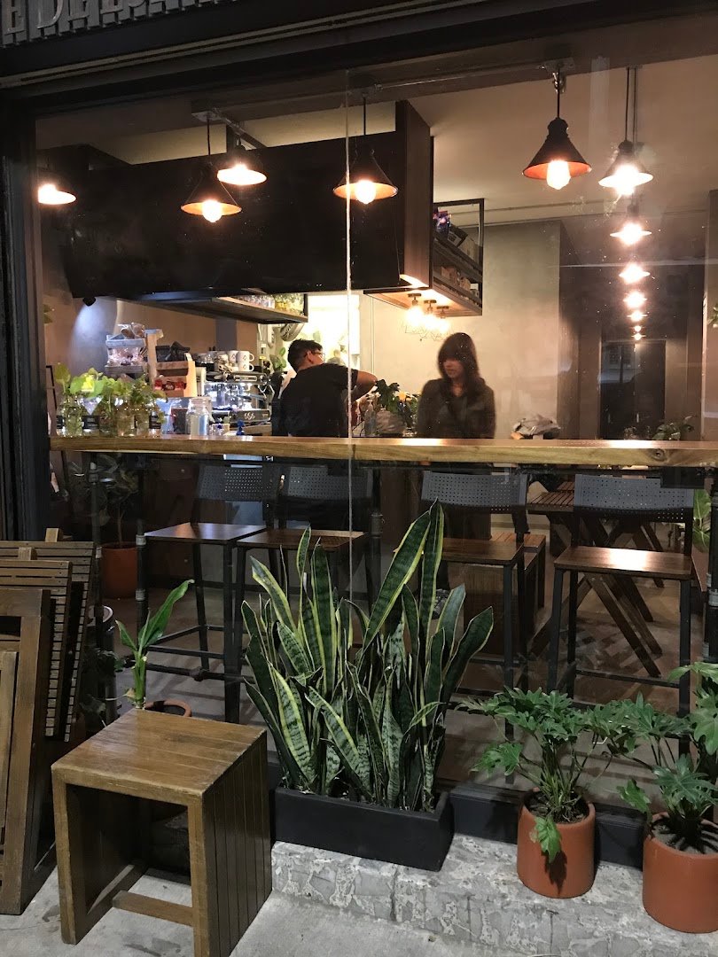Interior of Cultumkali café, specialty coffee shop in Mexico City
