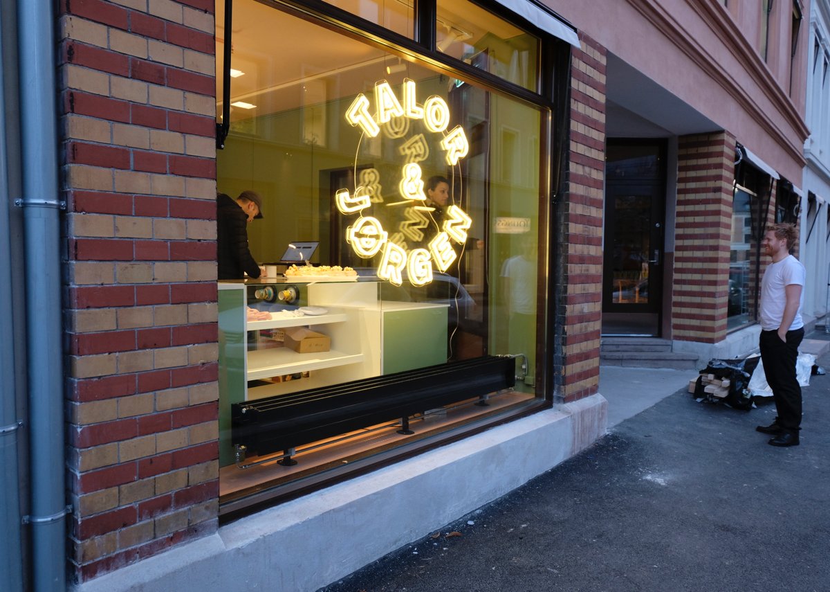 Storefront of My ugly baby, specialty coffee shop in Oslo