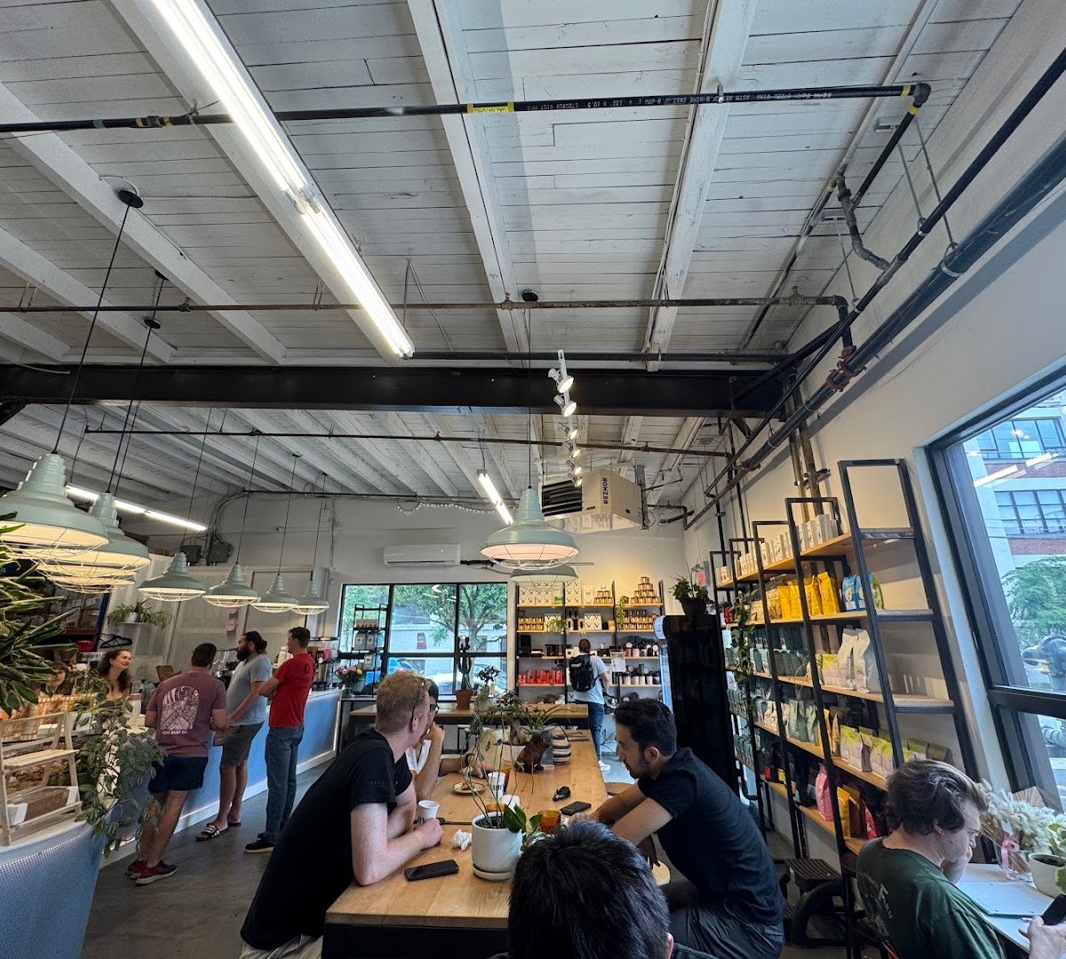 Interior of Dreamy, specialty coffee shop in Montreal