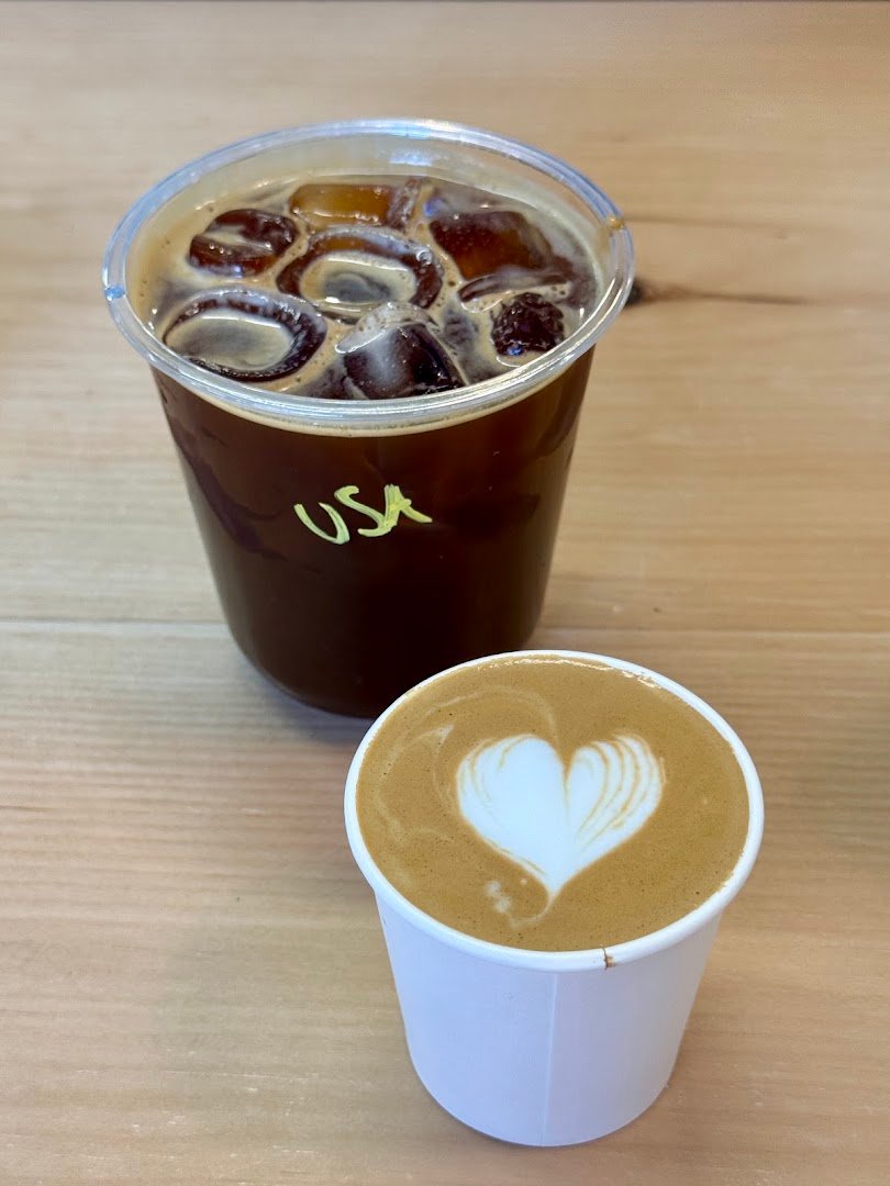 Coffee at Dreamy, specialty coffee shop in Montreal