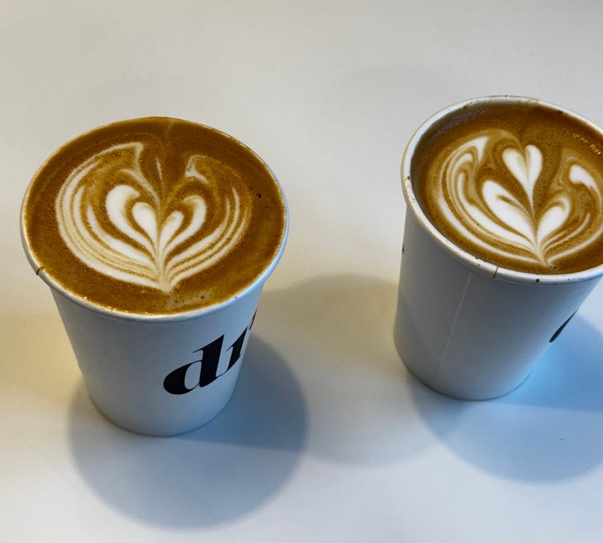 Coffee at Dreamy, specialty coffee shop in Montreal