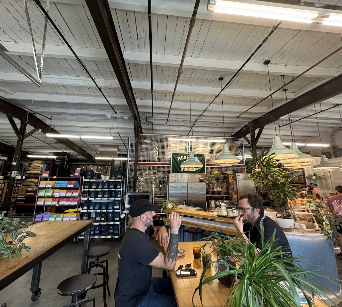 Interior of Dreamy, specialty coffee shop in Montreal