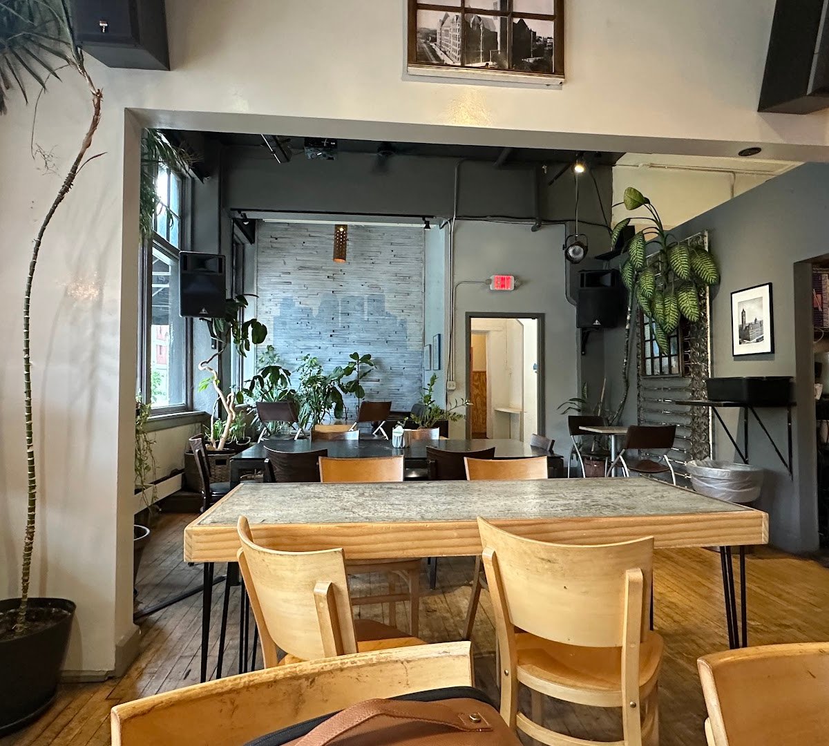 Interior of Corner Coffee, specialty coffee shop in Minneapolis