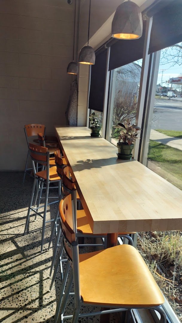 Interior of Copper Cup Brickerville, specialty coffee shop in Lancaster