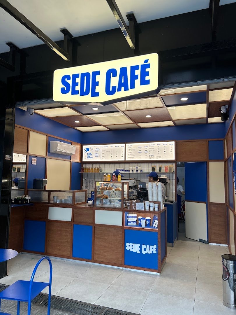 Interior of Sede CAFÉ, specialty coffee shop in Mexico City