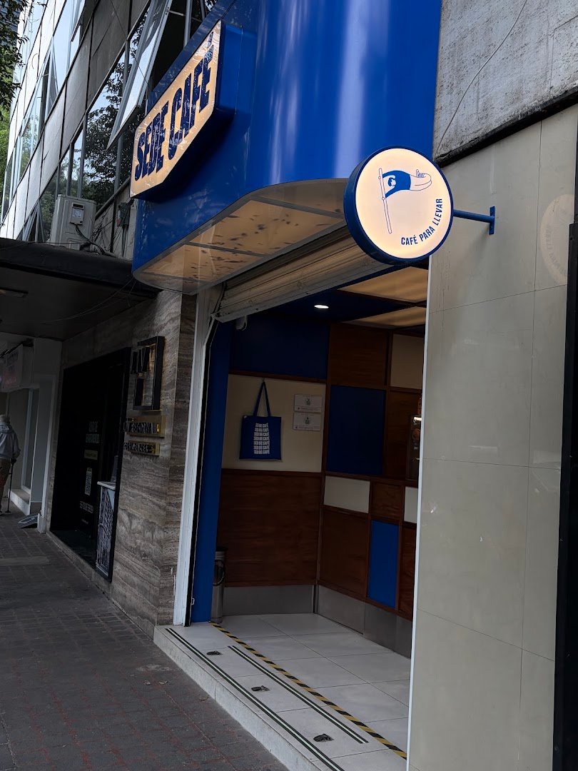 Storefront of Sede CAFÉ, specialty coffee shop in Mexico City