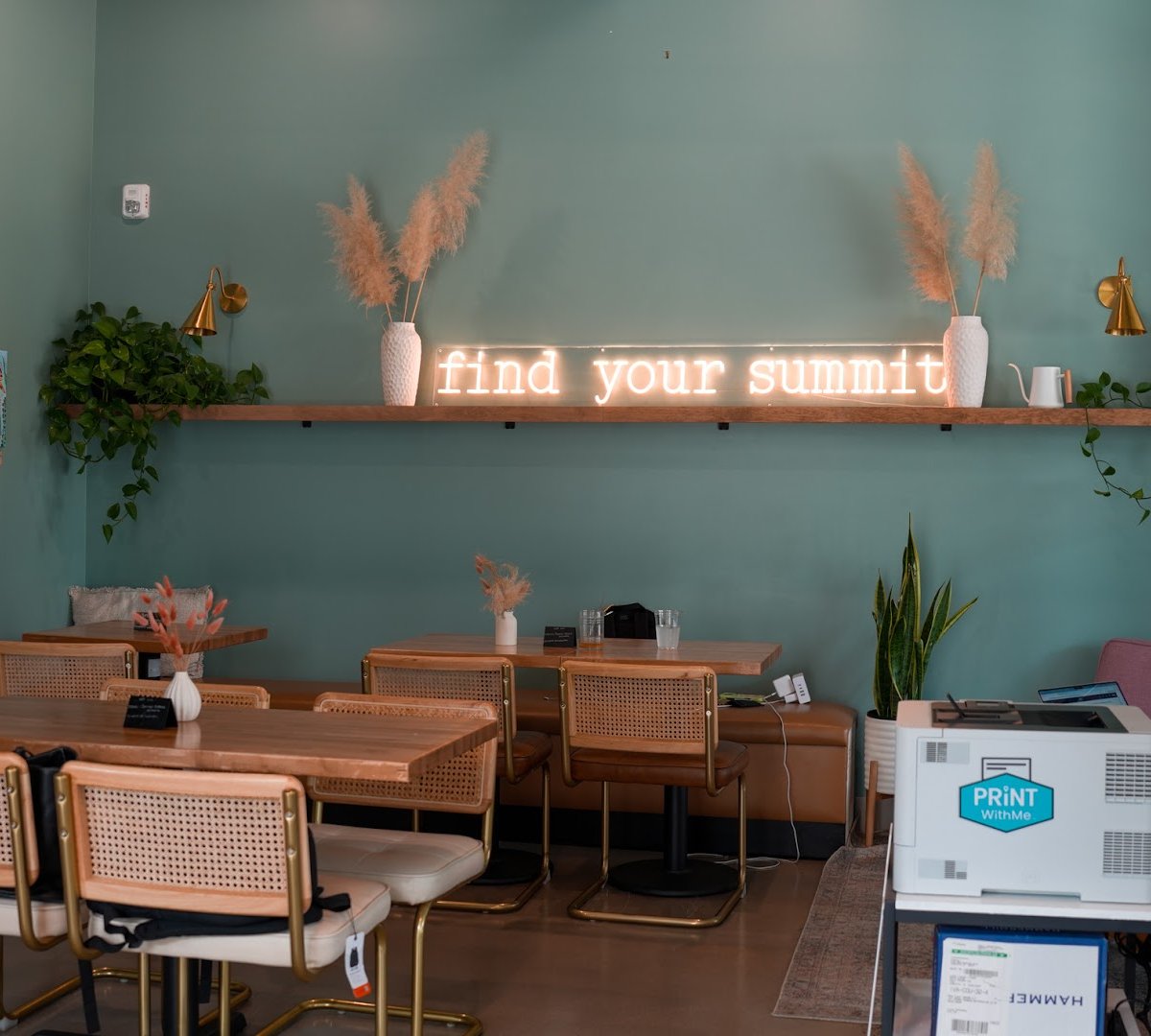 Interior of Summit Coffee Wilmore, specialty coffee shop in Charlotte