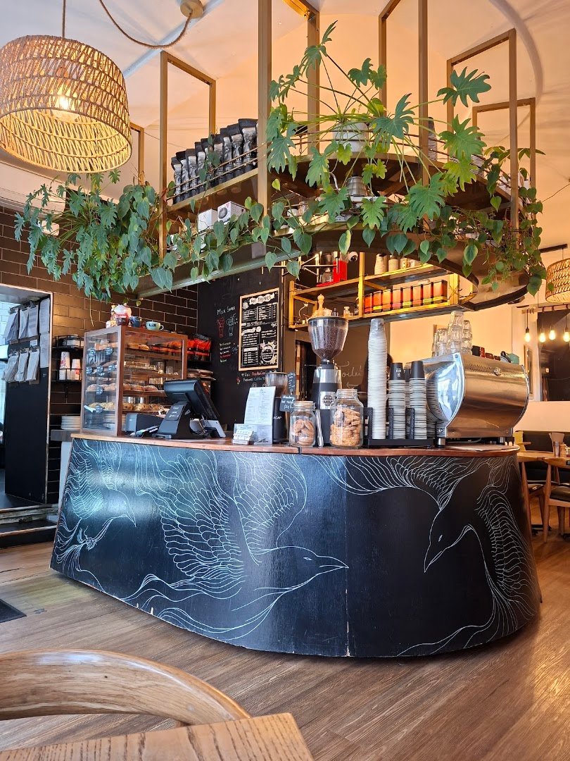 Interior of Aro Cafe, specialty coffee shop in Wellington