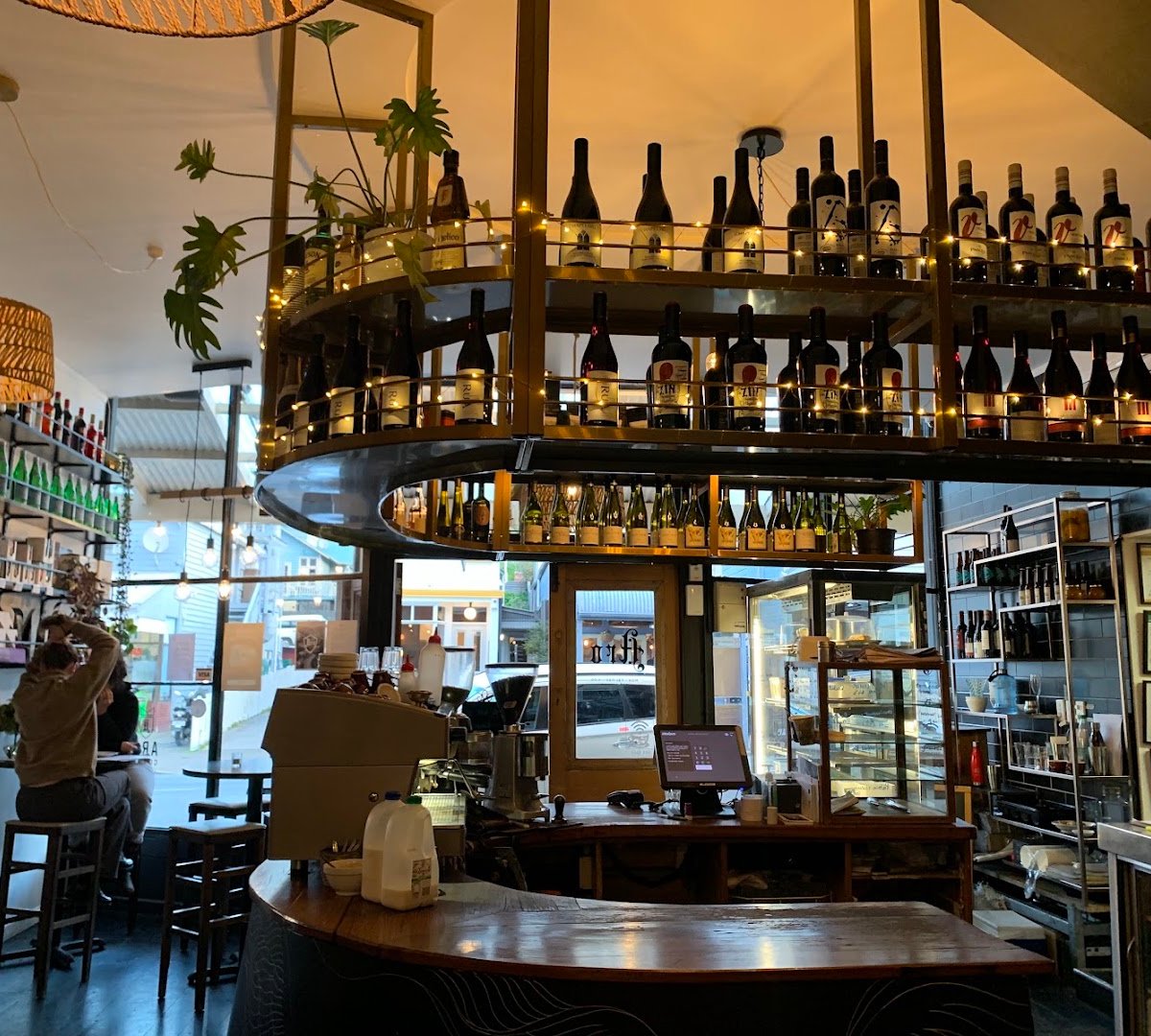 Interior of Aro Cafe, specialty coffee shop in Wellington
