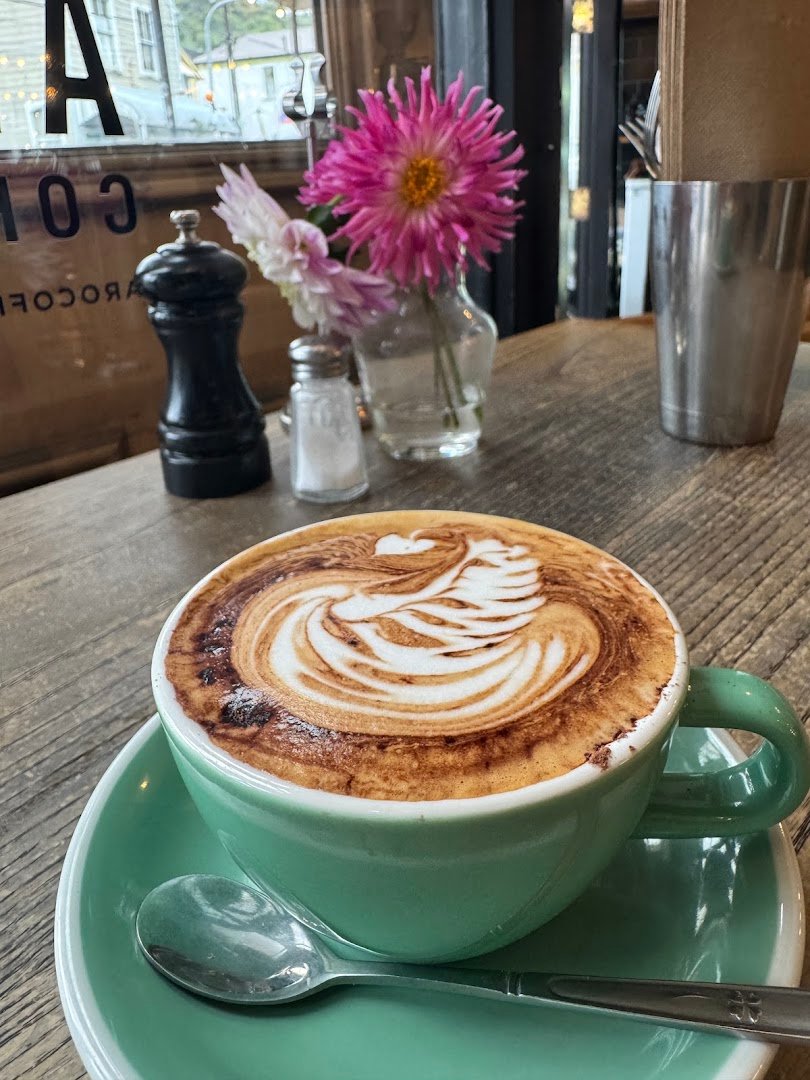 Coffee at Aro Cafe, specialty coffee shop in Wellington