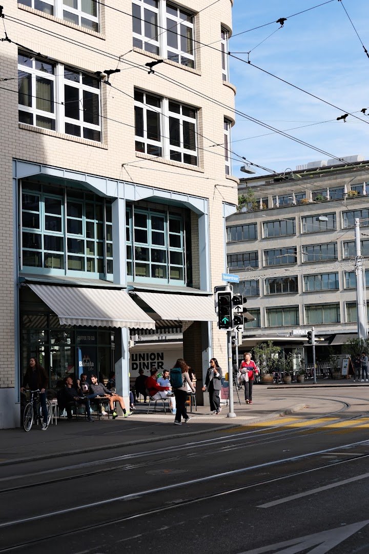 Storefront of Helvti Kafi - Rent a Barista, specialty coffee shop in Zurich