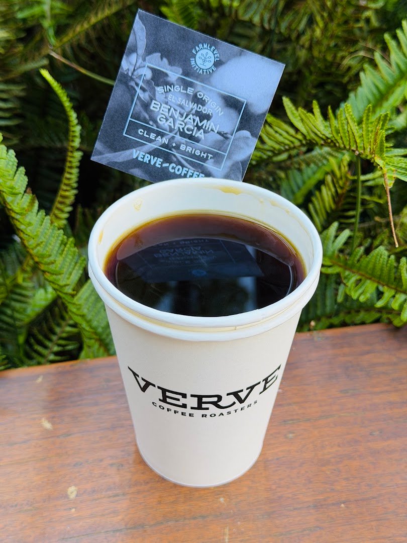 Coffee at Verve Coffee Roasters, specialty coffee shop in San Jose