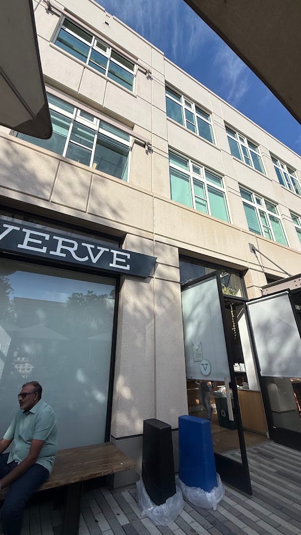 Storefront of Verve Coffee Roasters, specialty coffee shop in San Jose