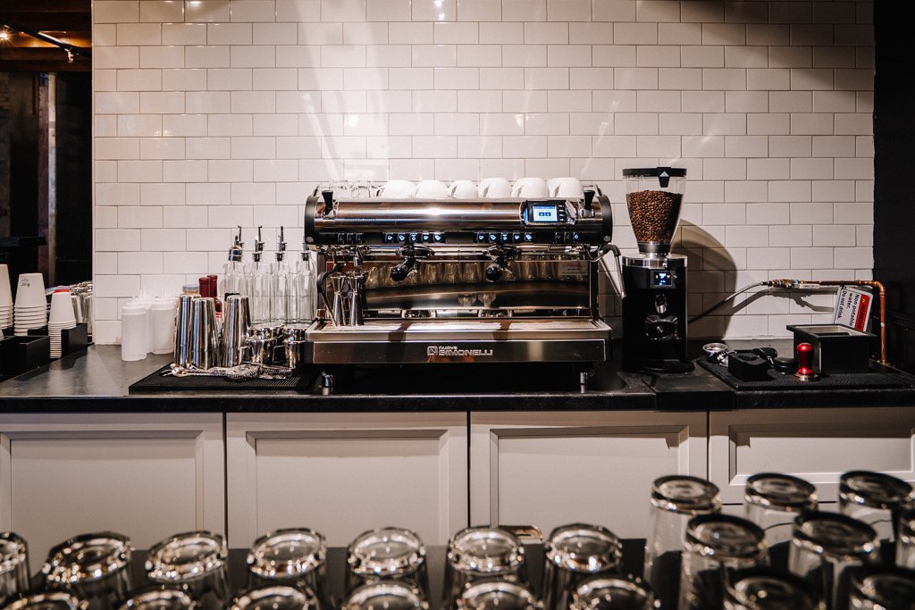 Interior of Vendetta Coffee Bar, specialty coffee shop in Milwaukee