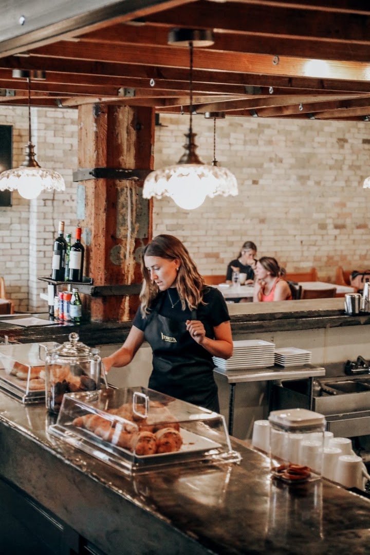 Interior of Vendetta Coffee Bar, specialty coffee shop in Milwaukee