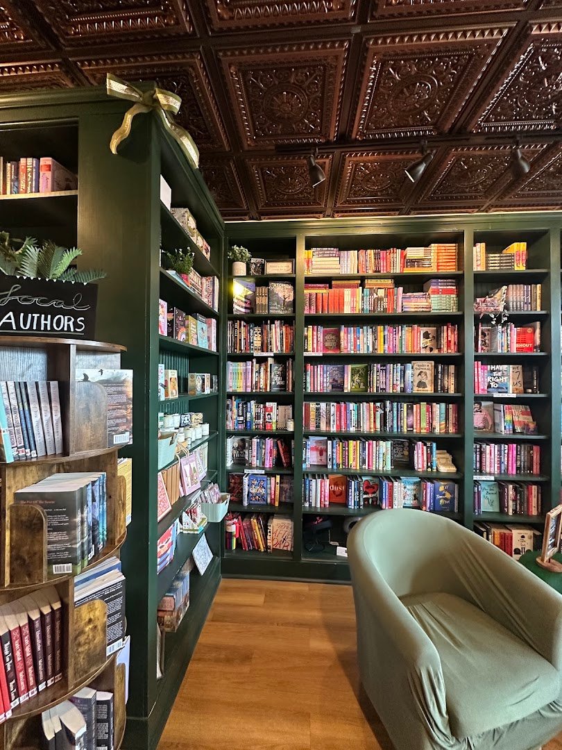 Interior of Protagonist Books & Coffee, specialty coffee shop in Ithaca