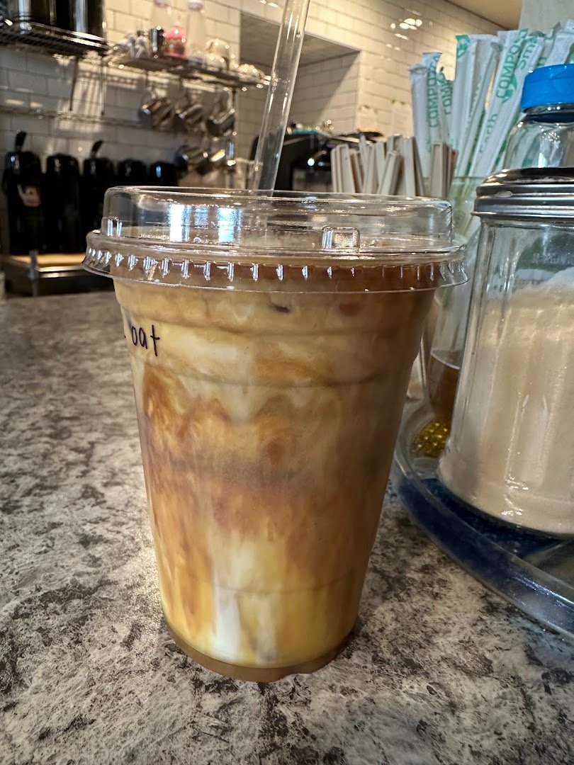 Coffee at Protagonist Books & Coffee, specialty coffee shop in Ithaca