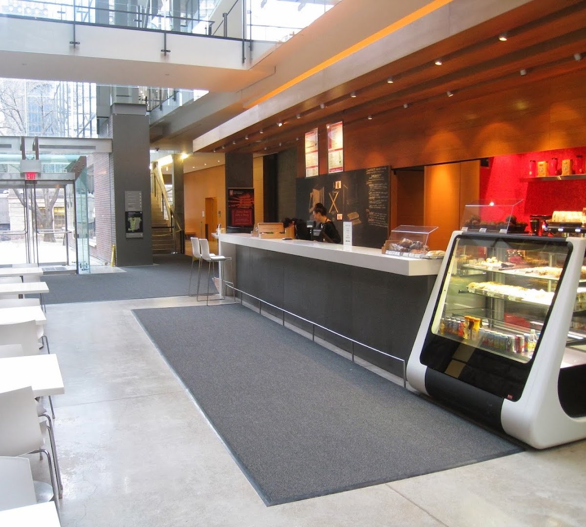Interior of B Espresso Bar, specialty coffee shop in Toronto
