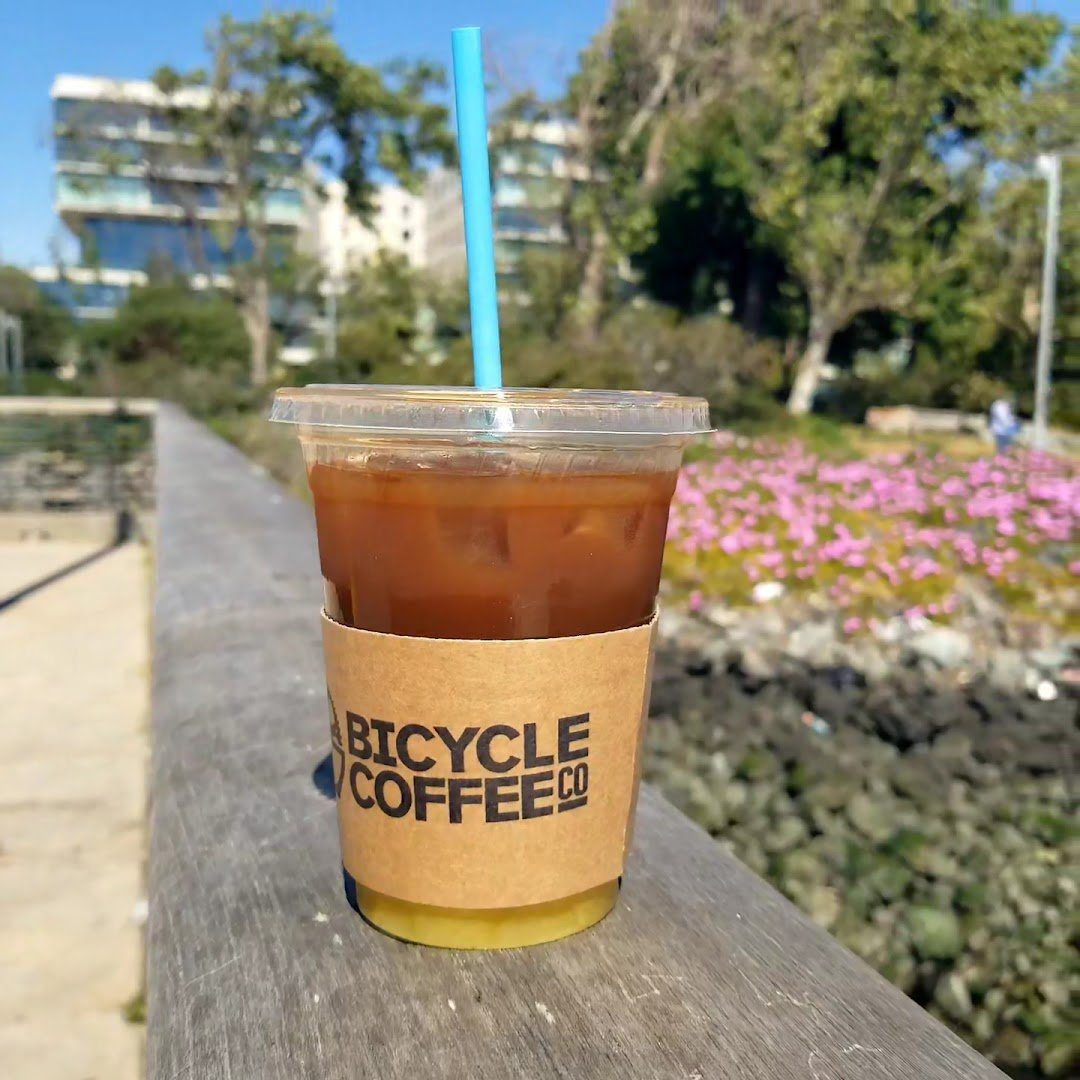 Coffee at Bicycle Coffee, specialty coffee shop in Oakland