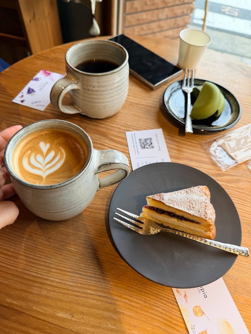 Coffee at AUN COFFEE, specialty coffee shop in Osaka