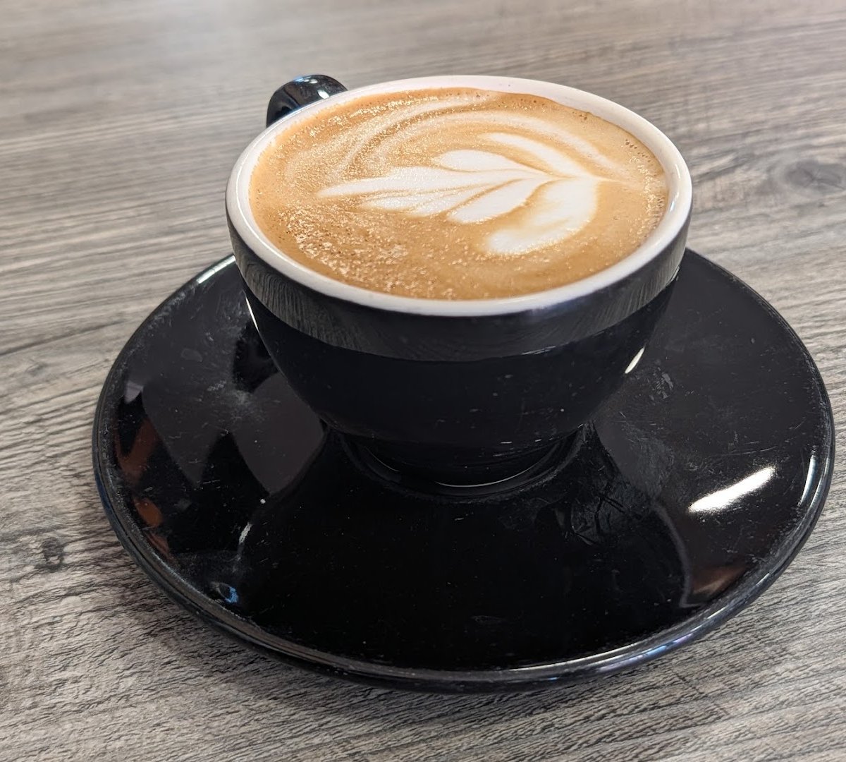 Coffee at Outpost Coffee & Kitchen, specialty coffee shop in Santa Barbara