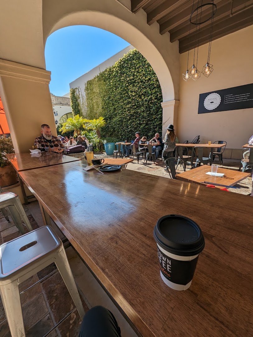 Storefront of Outpost Coffee & Kitchen, specialty coffee shop in Santa Barbara