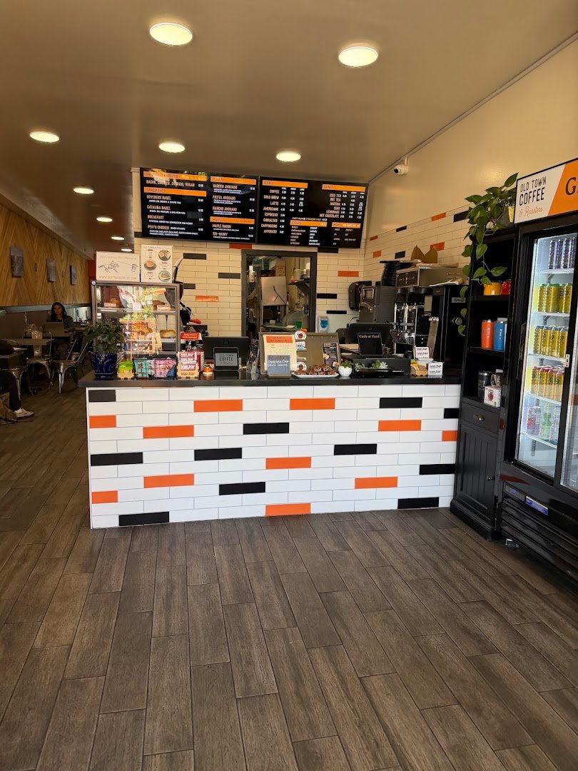 Interior of Outpost Coffee & Kitchen, specialty coffee shop in Santa Barbara