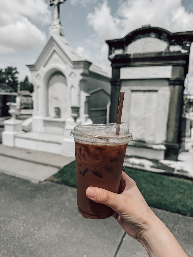 Coffee at Sacred Grinds Coffee House, specialty coffee shop in New Orleans