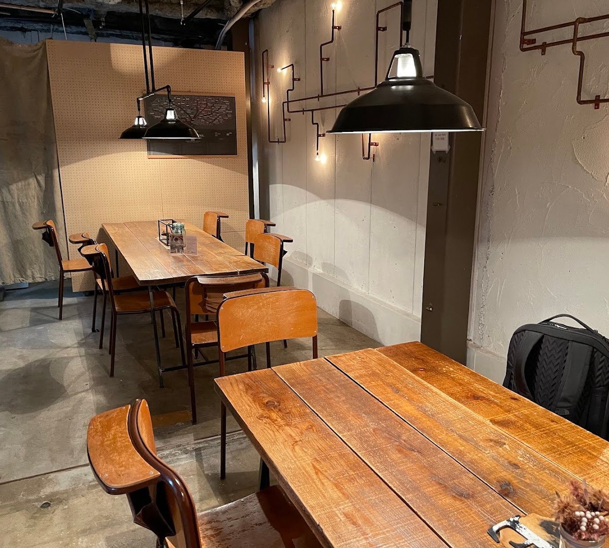 Interior of Granknot Coffee, specialty coffee shop in Osaka