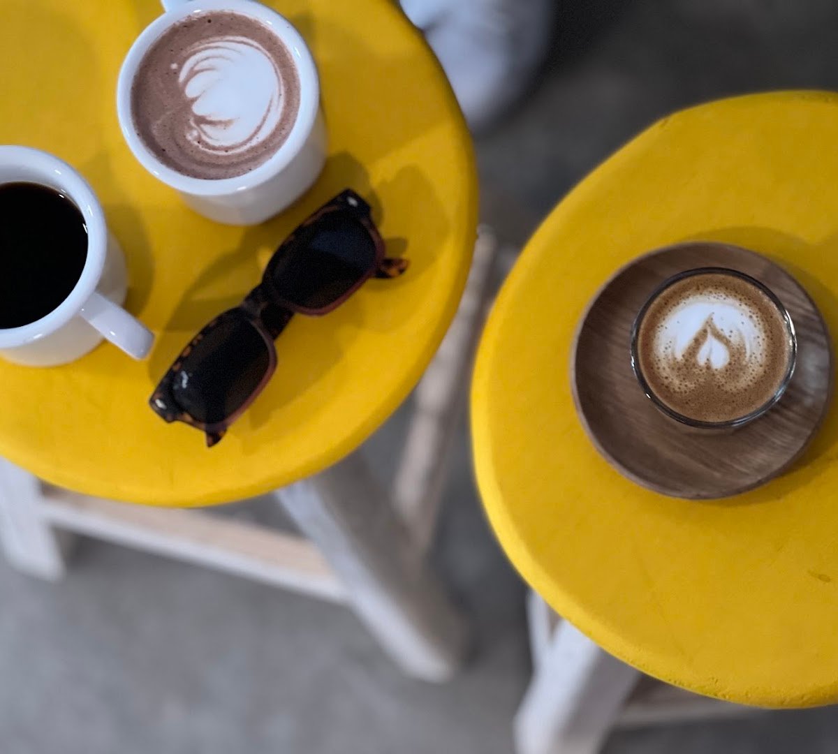 Coffee at totte para todos, specialty coffee shop in Mexico City