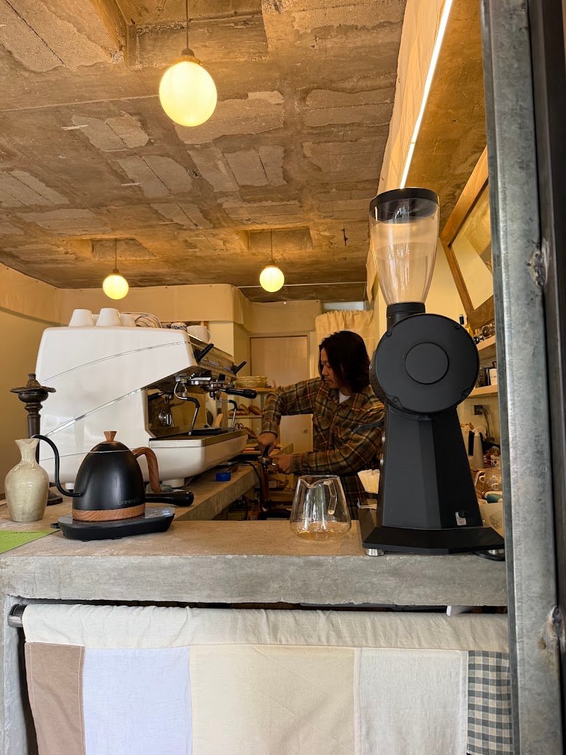 Interior of totte para todos, specialty coffee shop in Mexico City