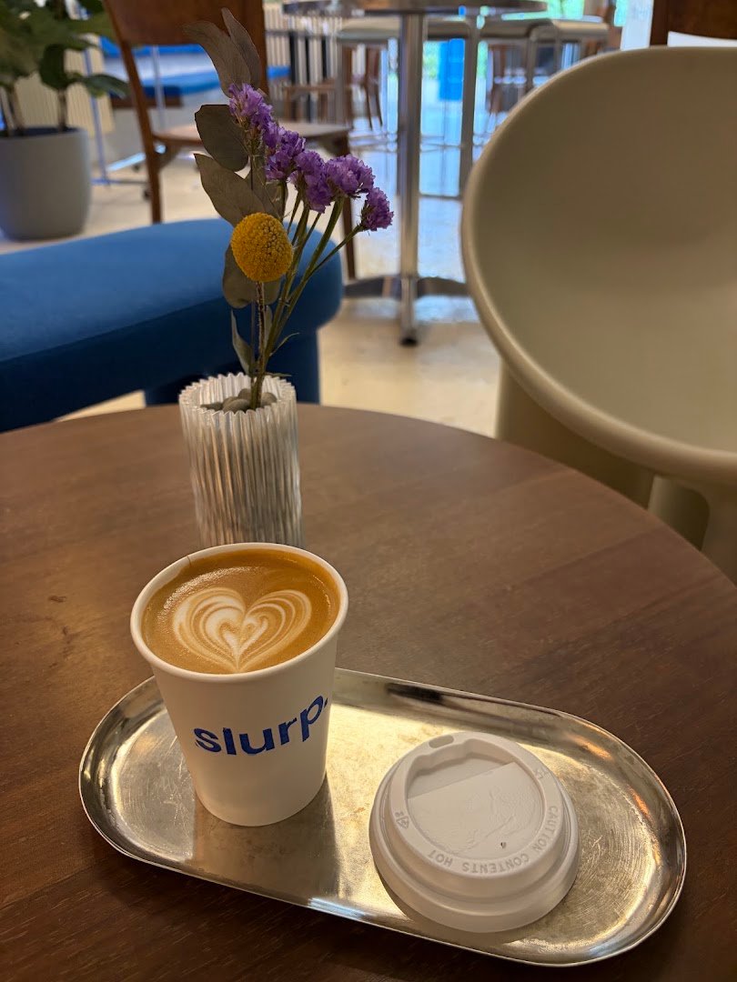 Coffee at slurp., specialty coffee shop in Zurich
