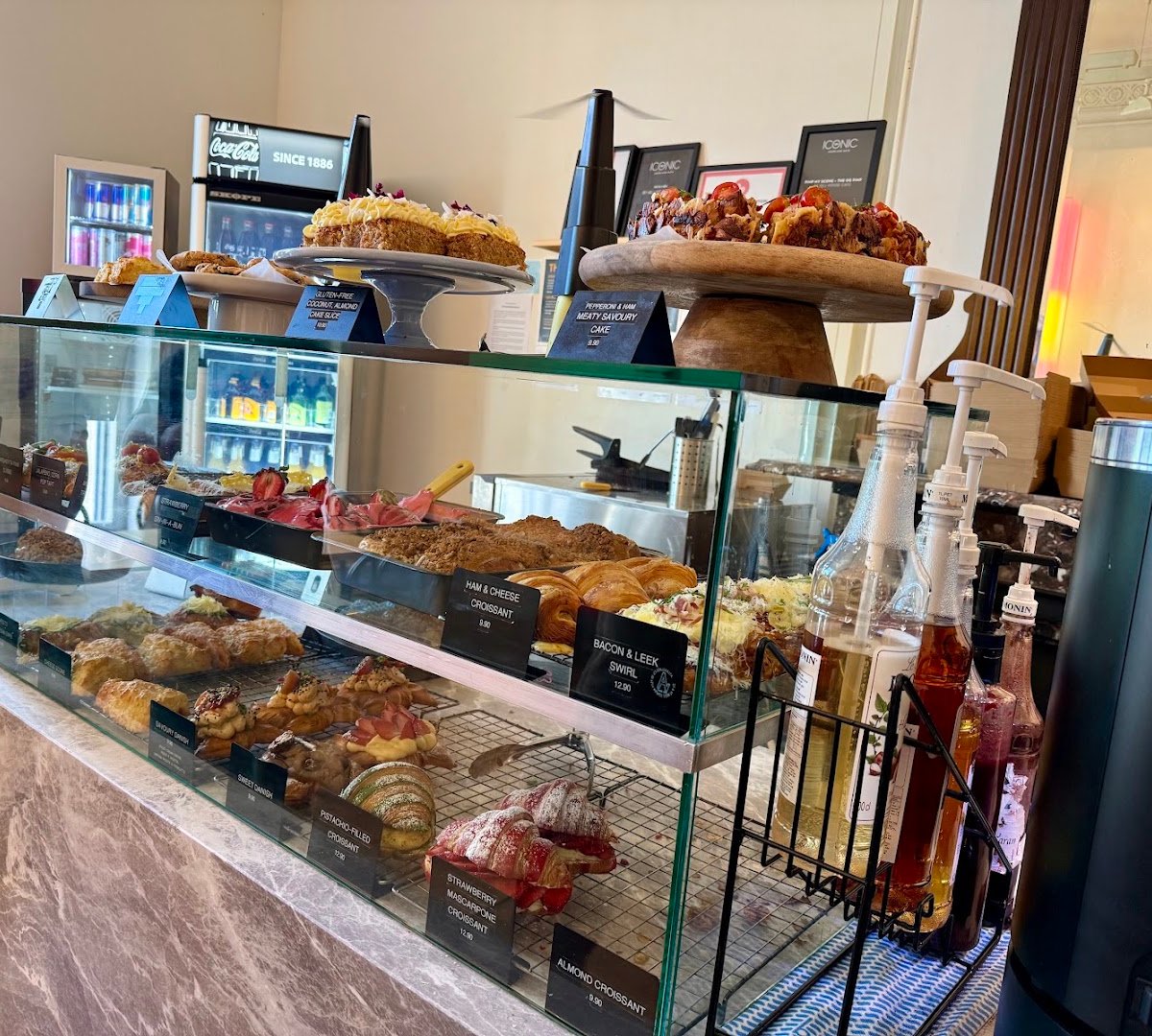 Interior of Hill House Cafe, specialty coffee shop in Auckland