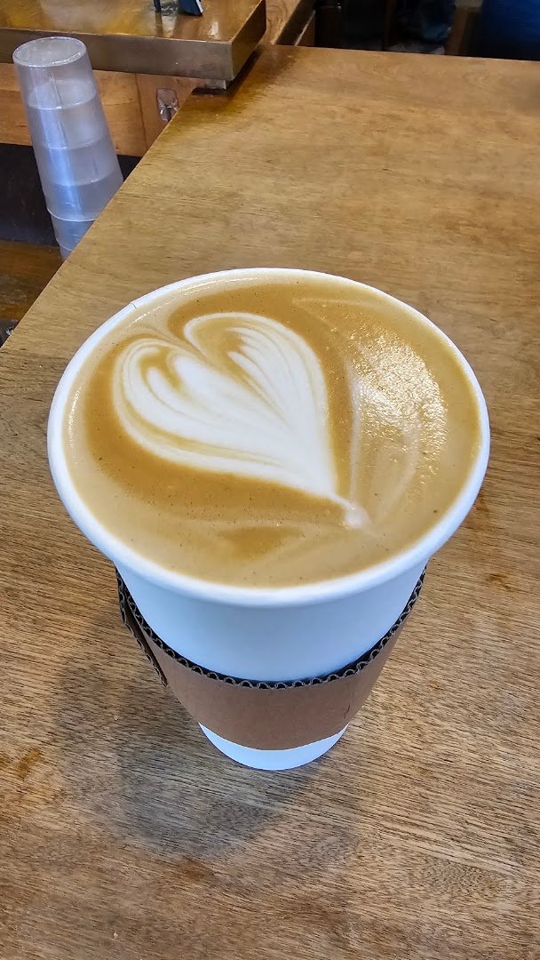 Coffee at Sunergos Coffee, specialty coffee shop in Louisville