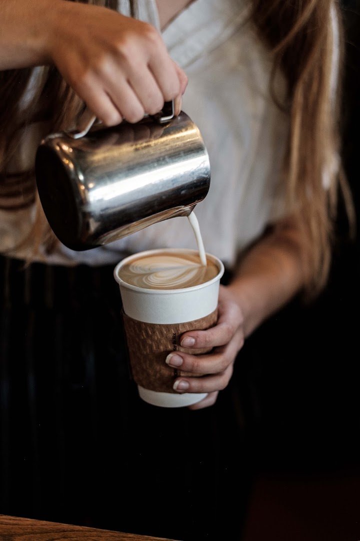 Coffee at Sunergos Coffee, specialty coffee shop in Louisville