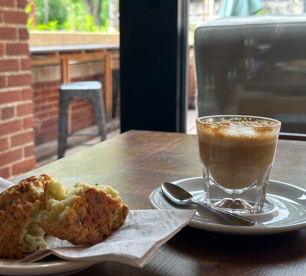 Coffee at Phoenix Coffee Company, specialty coffee shop in Cleveland