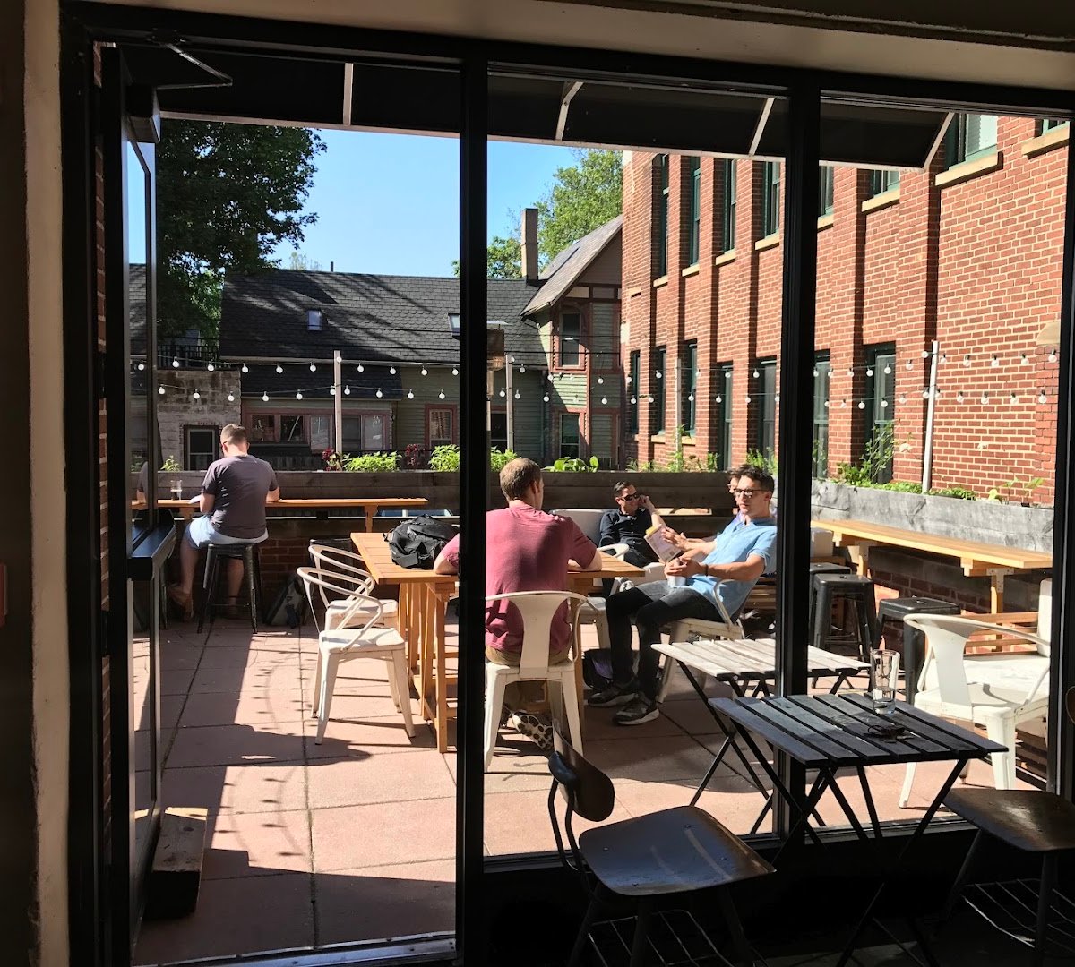 Storefront of Phoenix Coffee Company, specialty coffee shop in Cleveland