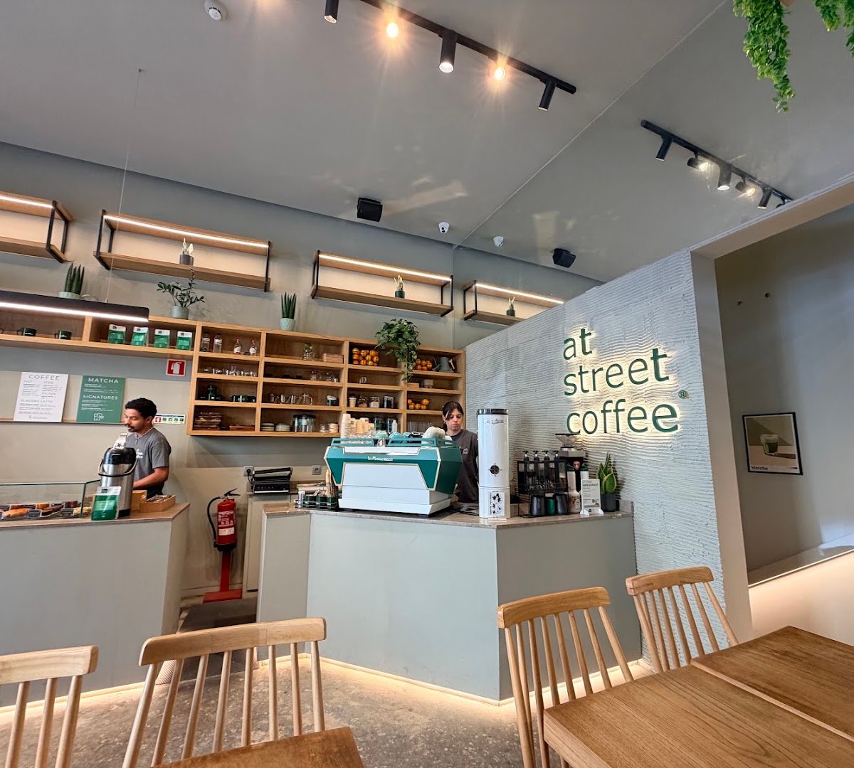 Interior of At Street.Coffee® - SPECIALTY COFFEE FOR ALL., specialty coffee shop in Porto