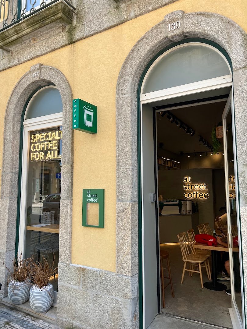 Storefront of At Street.Coffee® - SPECIALTY COFFEE FOR ALL., specialty coffee shop in Porto