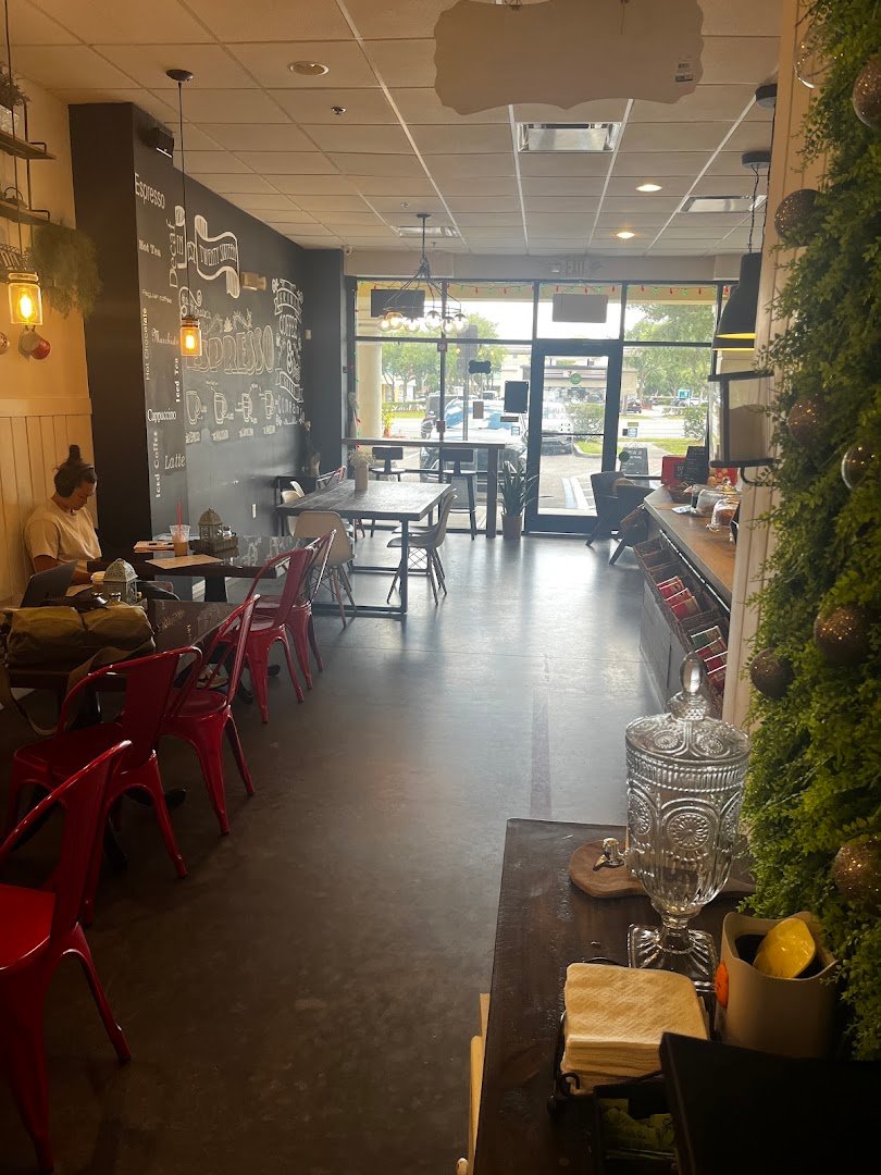 Interior of Holy Grain Coffee Shop, specialty coffee shop in Orlando